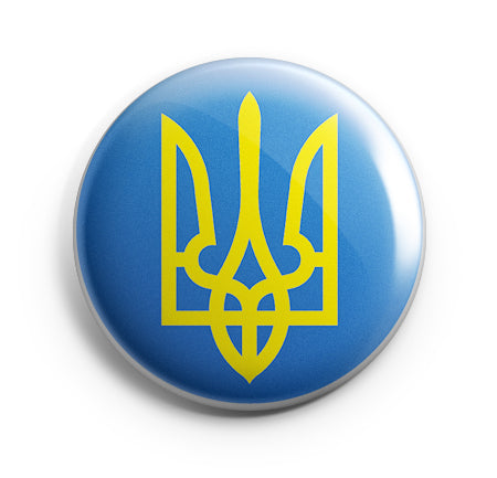 Badge - Pins- Knapp Ukraina symbol